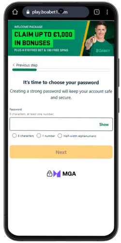 password page