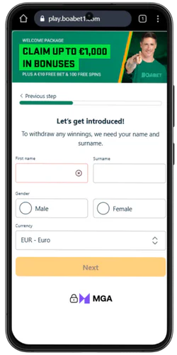 personal data page